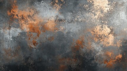 Abstract background of textured metallic surface with rust and discoloration
