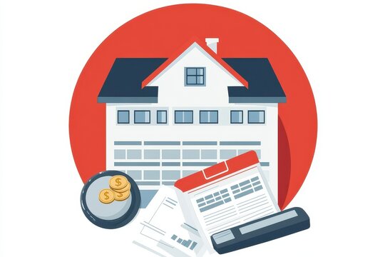 Calendar Reminder: Due Dates for Bills and Rent Tracking with Bold Red Circles for Payments