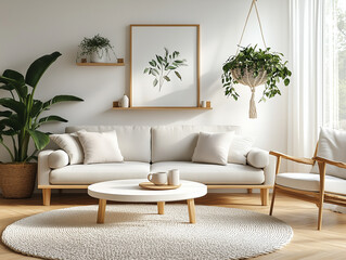 Scandinavian Serenity: Bright and Natural Dining Space