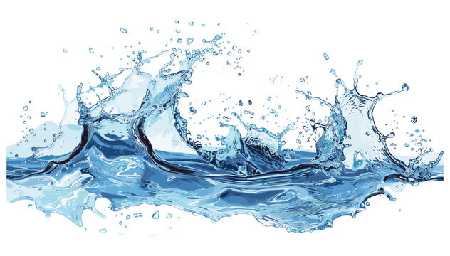 Vector splash water wave isolated, png water splash, transparent wave, ocean wave splash, clear water wave, sea splash, isolated wave, white background wave, water droplets