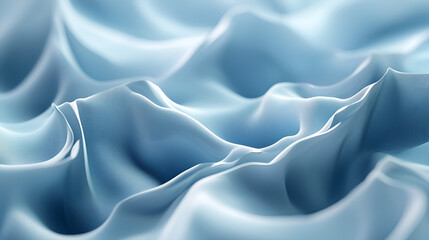 Obraz premium Light blue background with subtle abstract waves and soft highlights