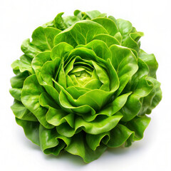 Obraz premium Butterhead lettuce head close-up