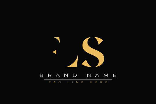FLS abstract letter logo design. This logo is designed by three abstract letters.