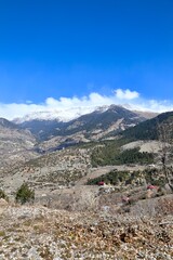 Mountainous arid landscape. High quality photo