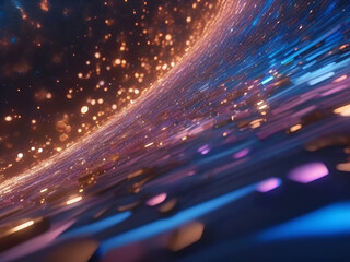 optics background with lots light spots