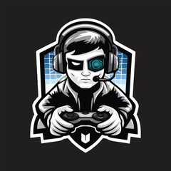  mascot for sports and esports logo rt and illustration