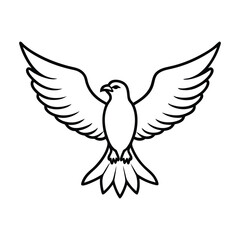 eagle with outstretched wings