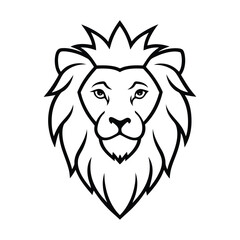 lion head with crown