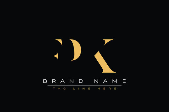 FPK abstract letter logo design. This logo is designed by three abstract letters.