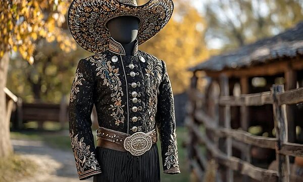 traditional charro suit mexican attire video