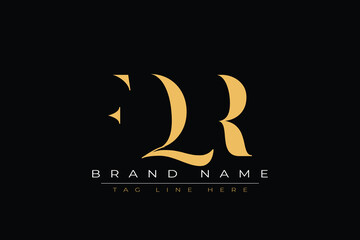 FQR abstract letter logo design. This logo is designed by three abstract letters.