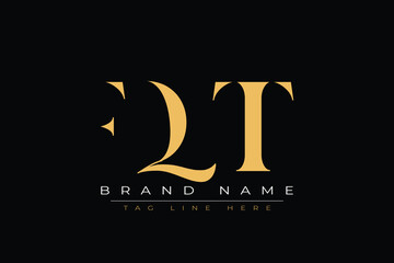 FQT abstract letter logo design. This logo is designed by three abstract letters.