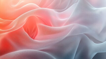 Obraz premium Soft flowing fabric with warm hues and delicate textures