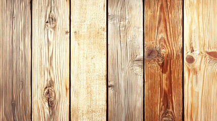 Obraz premium Rustic wooden planks background texture, vertical, various shades, natural wood, design element
