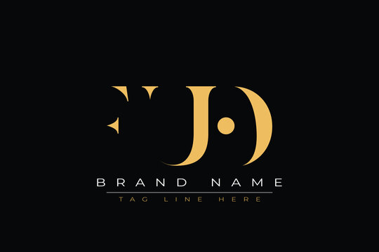 FUO abstract letter logo design. This logo is designed by three abstract letters.