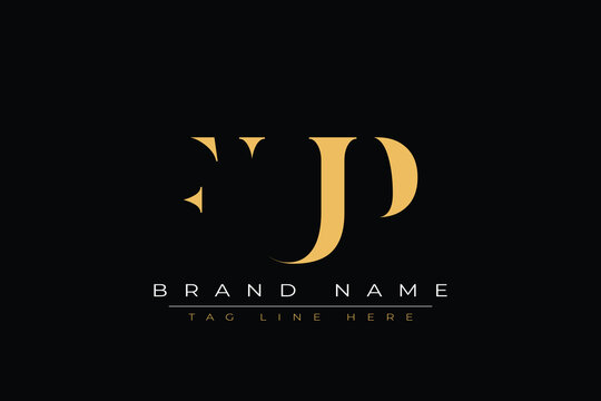 FUP abstract letter logo design. This logo is designed by three abstract letters.