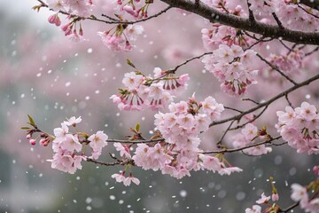 Fototapeta premium Ethereal Blooms: Stunning Flower Wallpaper and Background Collection