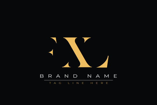 FXL abstract letter logo design. This logo is designed by three abstract letters.