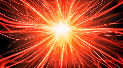 Background with red energy lightning