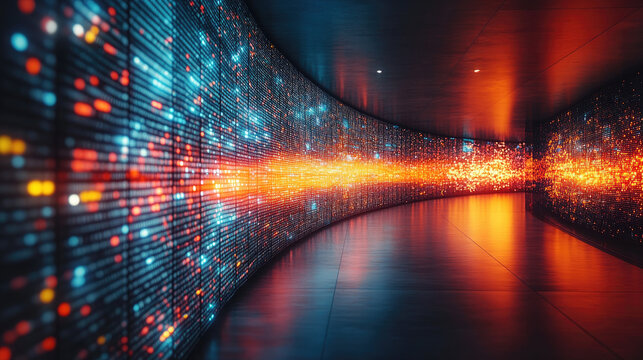 Digital Tunnel with Data Visualization