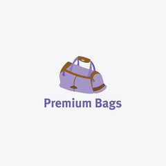 bag logo design vector