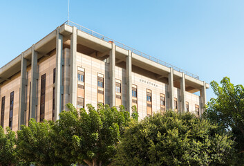 The Trapani Police Headquarters, home to the State Police building, Sicily, Italy