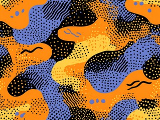 Abstract colorful pattern for textile design