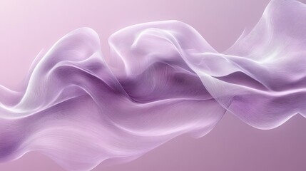 Fototapeta premium Abstract artwork with a flowing lavender and white gradient