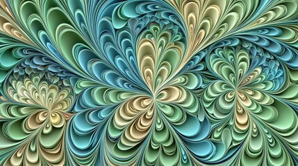 Abstract green and blue background. 