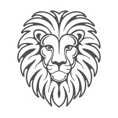 Adobe Illustrator Artwork A detailed lion head vector graphic, perfect for logos, tattoos, and branding. It is ideal for wildlife and sports designs. Available in EPS