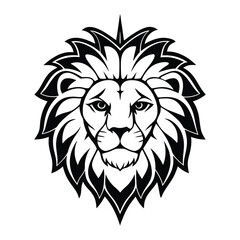 Adobe Illustrator Artwork A detailed lion head vector graphic, perfect for logos, tattoos, and branding. It is ideal for wildlife and sports designs. Available in EPS