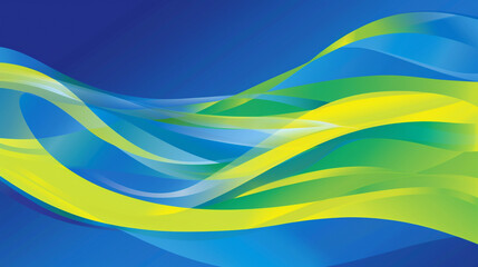 A dynamic gradient background showcasing flowing arc formations in lively tones of emerald, cyan, and gold.