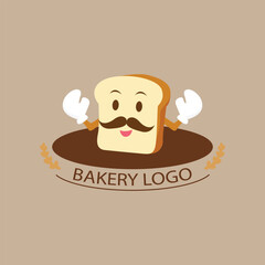 bakery, kitchen, cake baking logo design vector