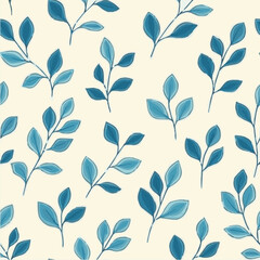Illustration of floral Seamless Pattern