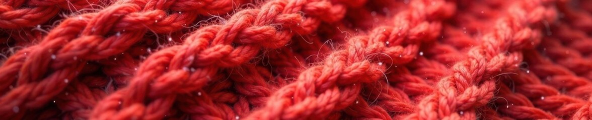 Cozy and warm chunky knit sweater fabric texture, fuzzy, cozy