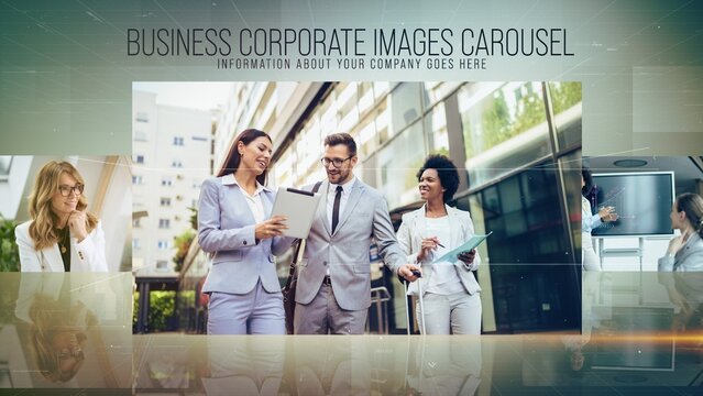 Business Corporate Images Carousel Slideshow Widget