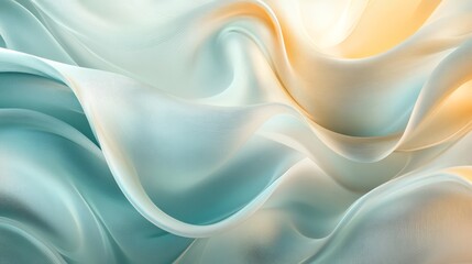 Obraz premium Flowing fabric in vibrant colors creating beautiful visual motion