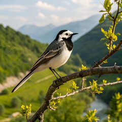 Fototapeta premium blue tit on branch