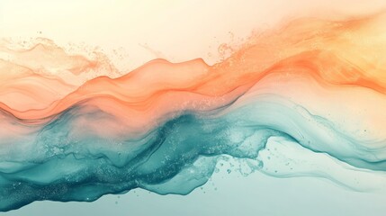 Abstract fluid art displaying layers of color and texture beautifully