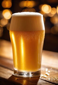 stunning close images capturing rich texture effervescence craft beer froth bubbles all their glory, ale, amber, artisan, beverage, bubbly, brew, brewpub