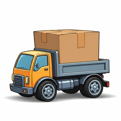 Obraz premium Small Delivery Vehicle