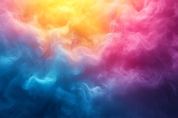 Abstract Colorful Smoke Design for Creative Backgrounds