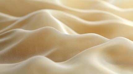 Soft flowing fabric displays gentle folds and subtle color gradients