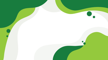 Abstract green wave background. Dynamic fluid shapes composition. geometric shapes background for flyer, poster, brochure, cover