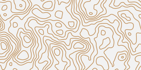 Abstract brown color topo world map 3d texture contours topographic digital flowing lines abstract illustration.