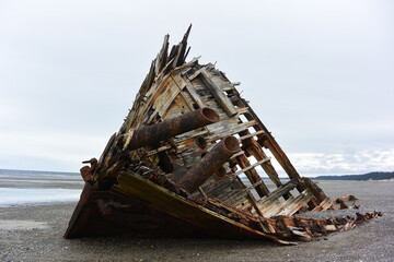 Pestua Shipwreck on Graham Island, Haida Gwaii