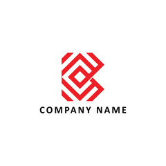 letters bc text logo design vector