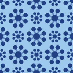 abstract blue background with circles