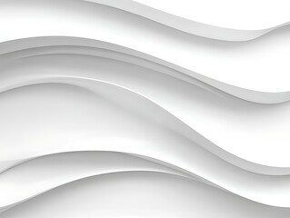 Abstract white wave background design