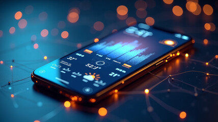 A 5G-powered app for real-time weather updates